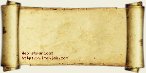 Jeremija Smiljković vizit kartica